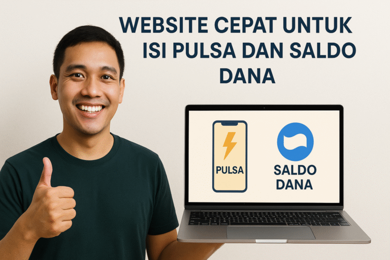 Website Cepat Untuk Isi Pulsa Dan Saldo Dana Yang Bisa Diandalkan